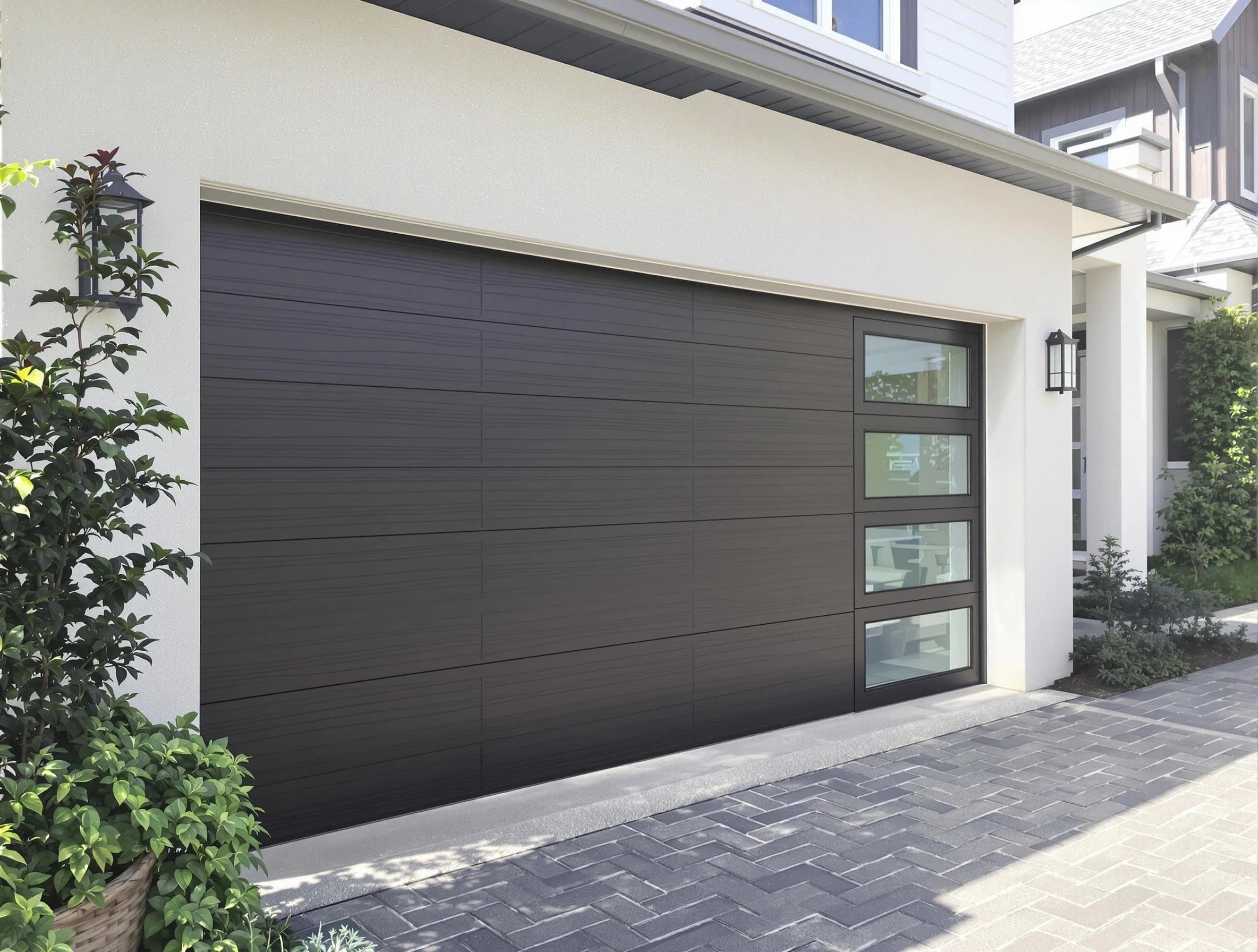 Custom garage door installation by Locust Grove Garage Door Repair in Locust Grove