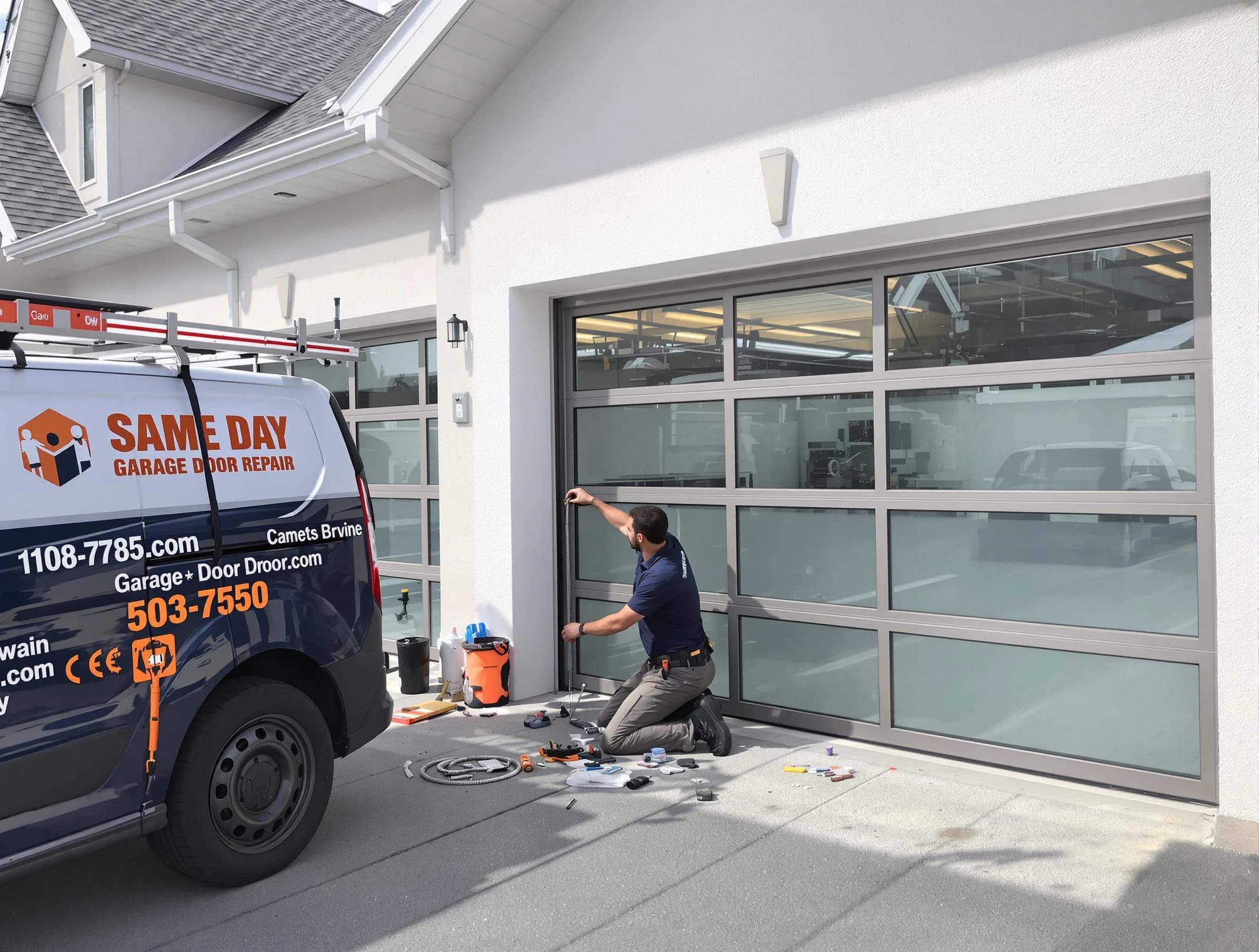 Same-day garage door repair service by Locust Grove Garage Door Repair in Locust Grove