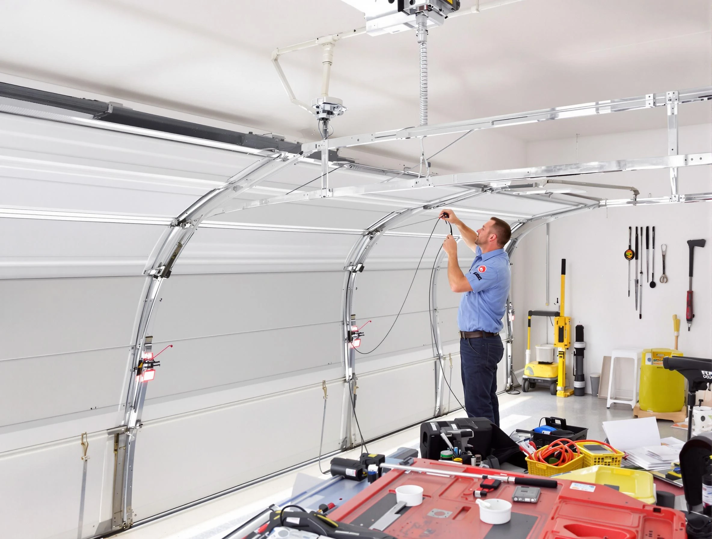 Garage door cable repair service by Locust Grove Garage Door Repair in Locust Grove