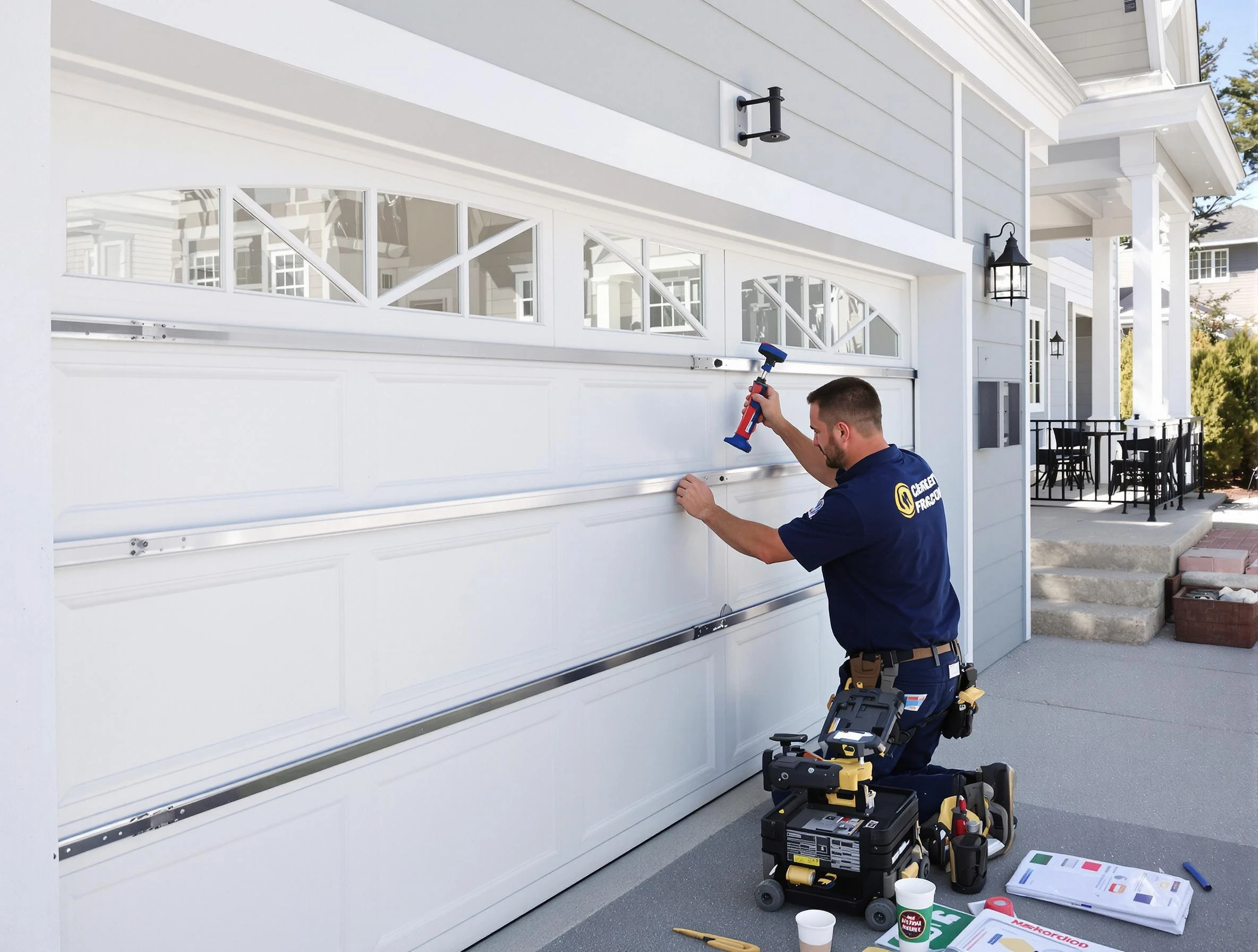 Professional garage door installation by Locust Grove Garage Door Repair in Locust Grove