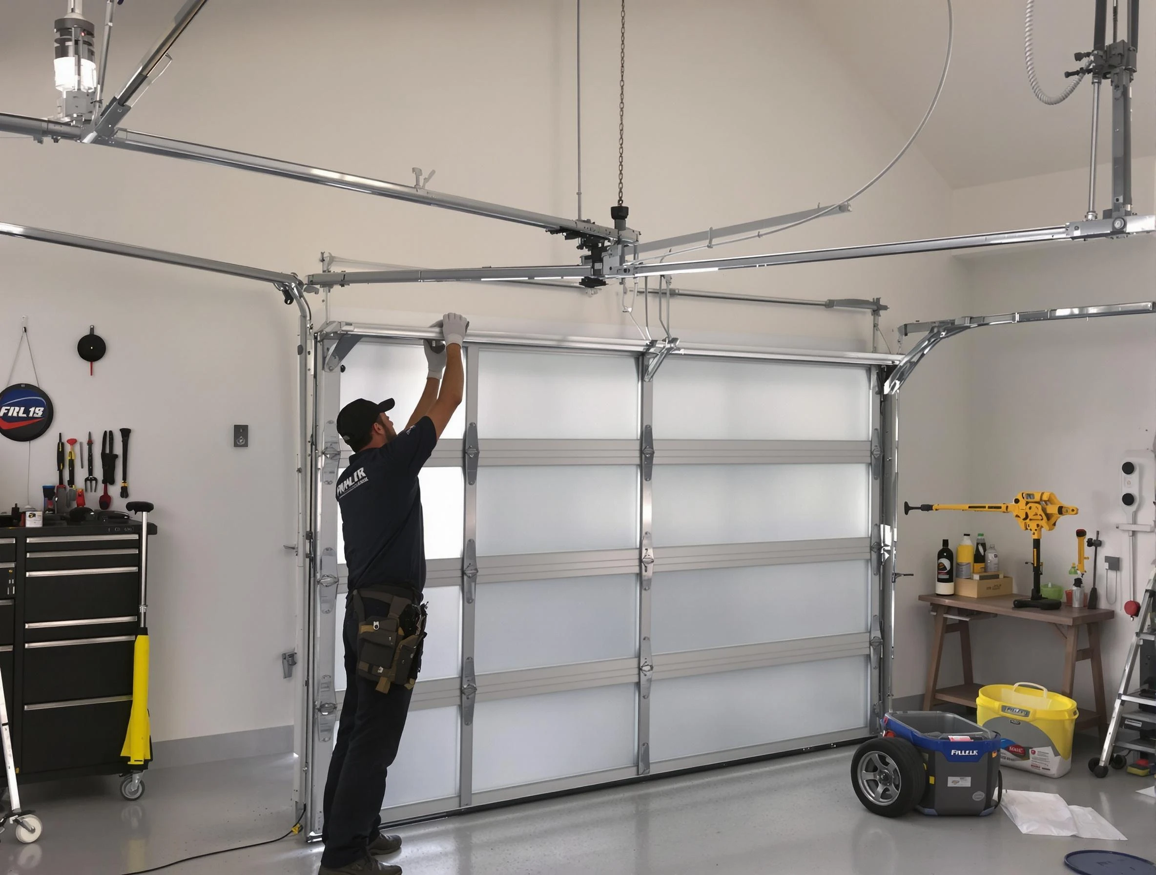 Locust Grove Garage Door Repair certified team performing precision garage door installation in Locust Grove