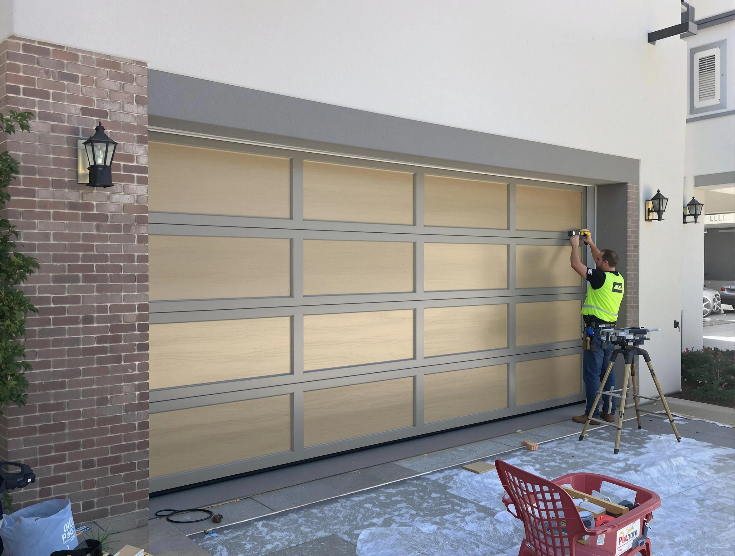 Garage door replacement service by Locust Grove Garage Door Repair in Locust Grove