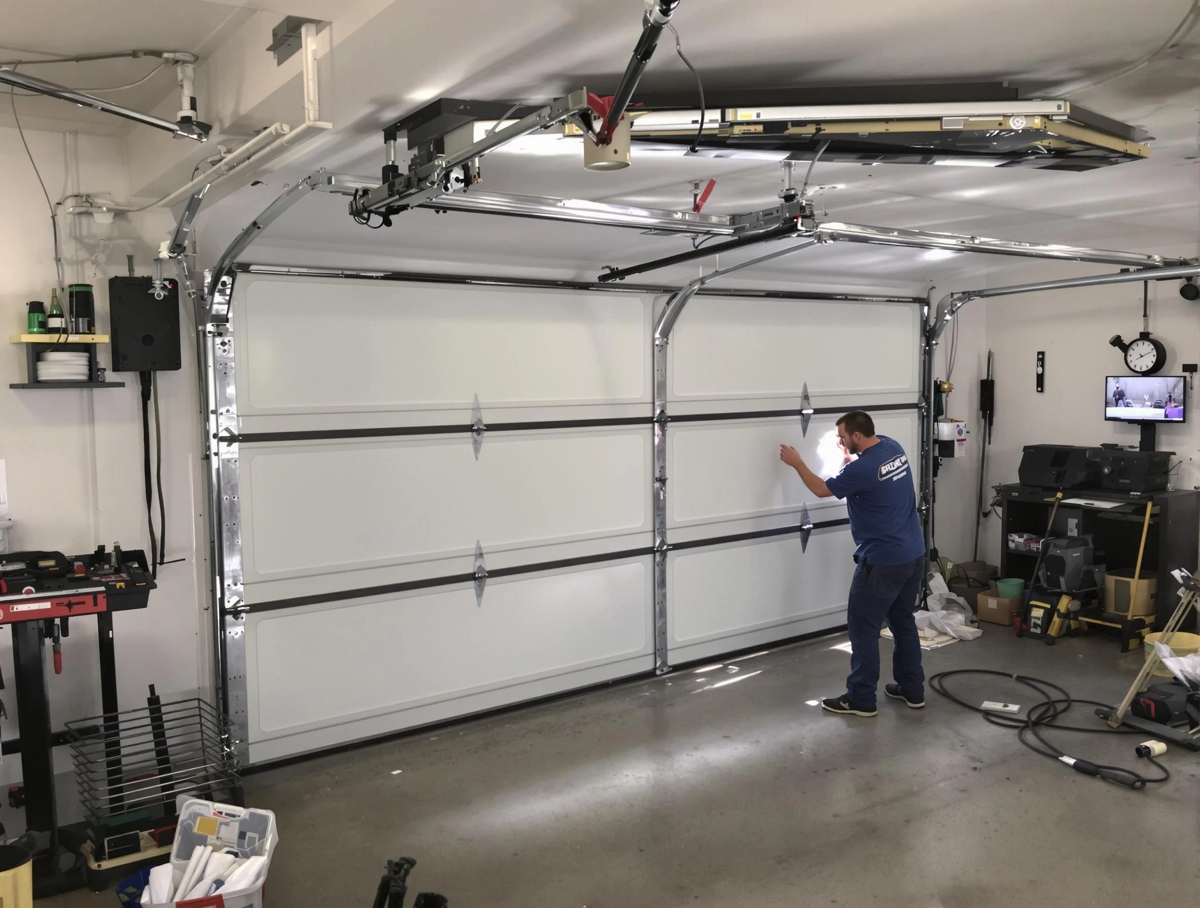 Professional garage door repair service by Locust Grove Garage Door Repair in Locust Grove