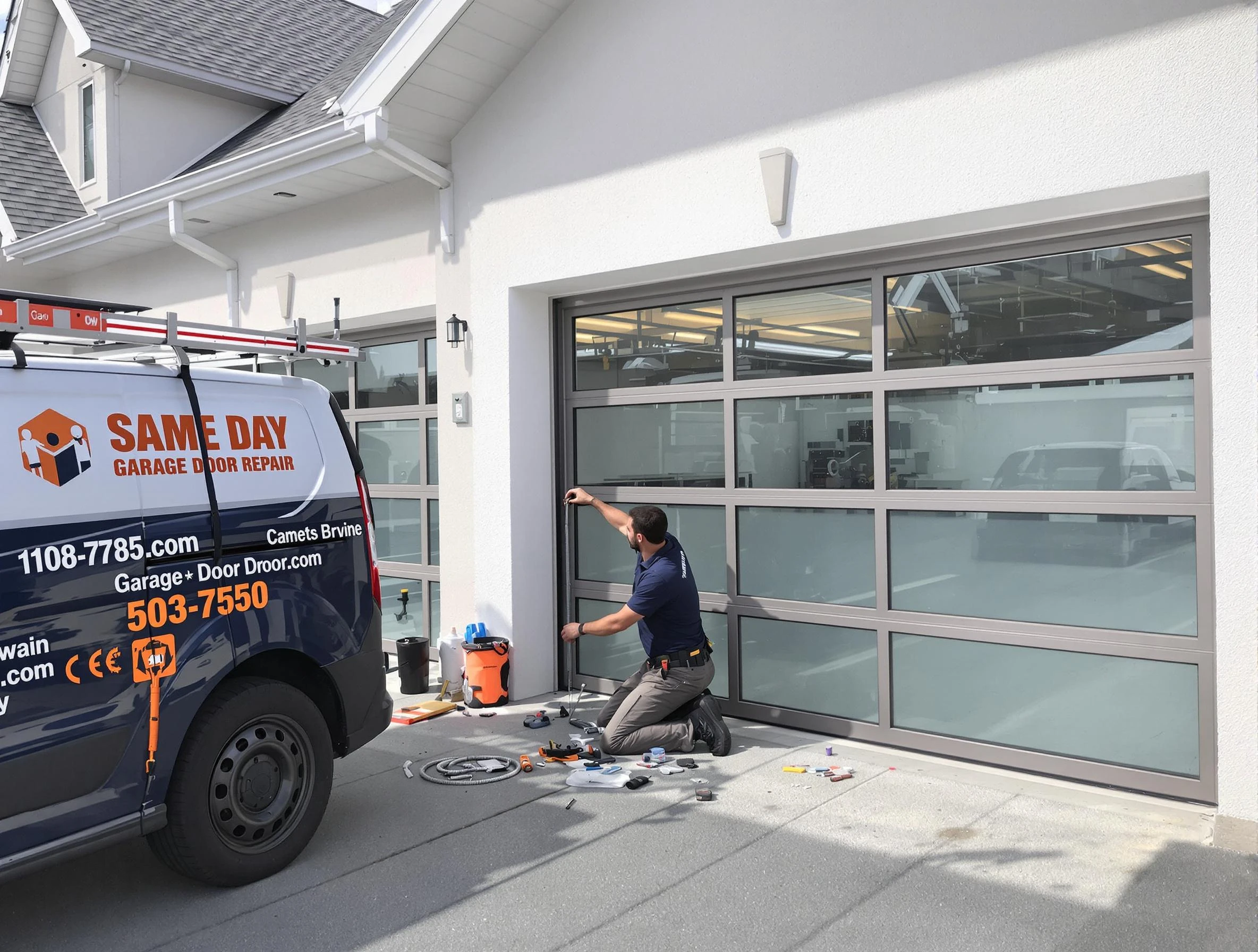 Same-day garage door repair service by Locust Grove Garage Door Repair in Locust Grove